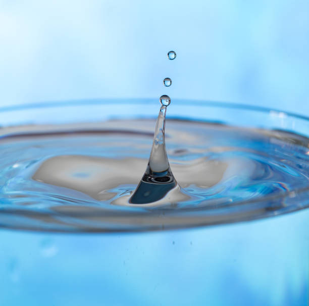 istock Beautiful water droplets action shot 2191026330