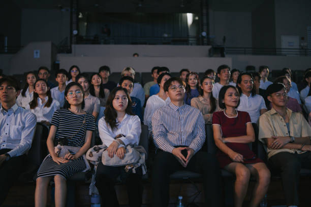 istock Asian Audience watching movie in cinema 2191027095