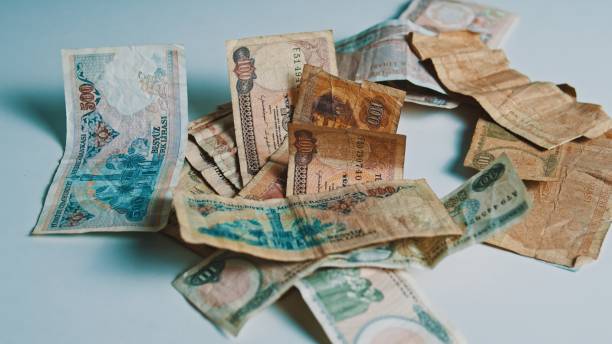 istock Vintage Coins and Currency Collection 2191027687