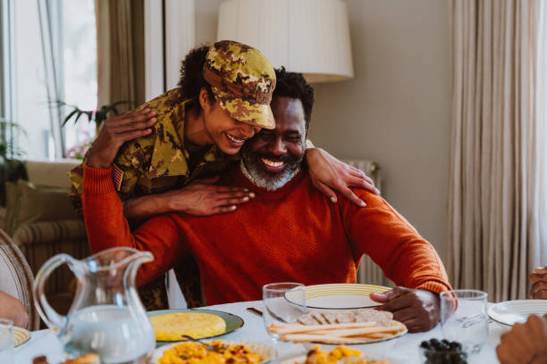 istock Us Veteran woman homecoming 2191030866