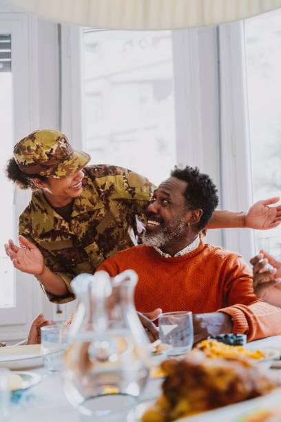 istock Us Veteran woman homecoming 2191031226