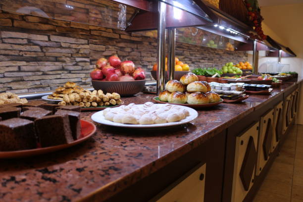 istock Carefully prepared buffet breakfast at a hotel 2191031767