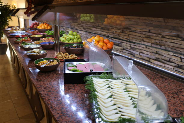 istock Carefully prepared buffet breakfast at a hotel 2191031789