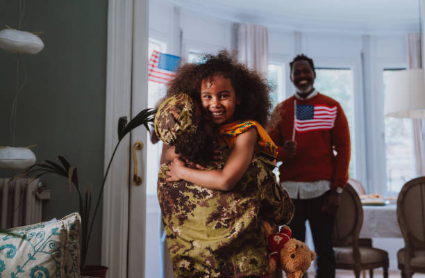 istock Us Veteran woman homecoming 2191031898