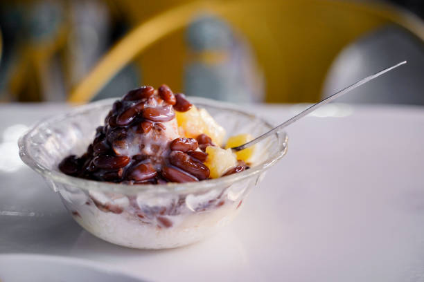 Delicious dessert in the bowl