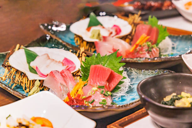 istock Assorted sashimi served at a banquet at an izakaya 2191041529