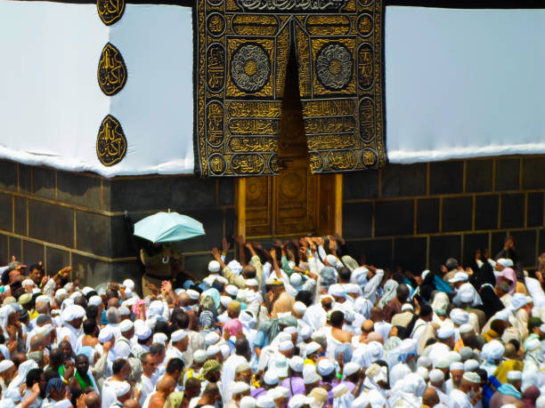istock The sacred doors of the Kaaba and their details 2191042721