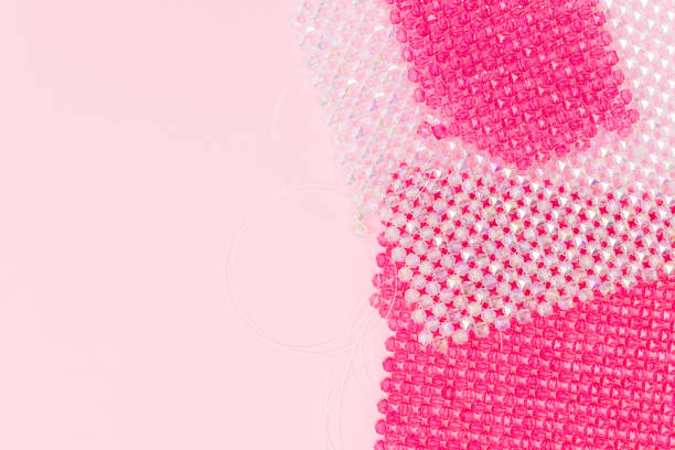 istock Details for handcraft bag made from acrylic beads. 2191043779