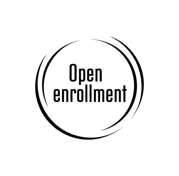 Enrollment. Sign 50+ Open Enrollment Sign Stock Illustrations, Royalty-Free Vector ...