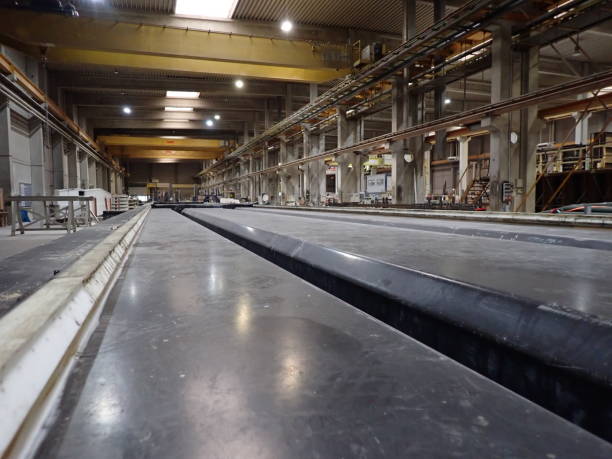 istock Production line for TT concrete plates 2191044748