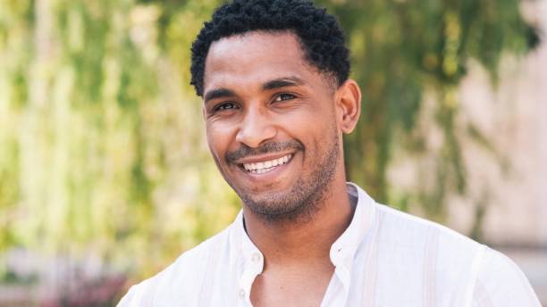 istock Closeup of happy man looking at camera on sunny day 2191048503