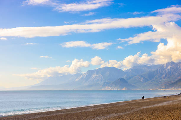 distant view of Antalya Konyaalti Beach