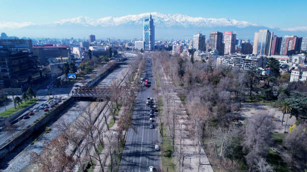 istock Santiago Skyline at Santiago in Chile. Downtown Scene. 2191055500