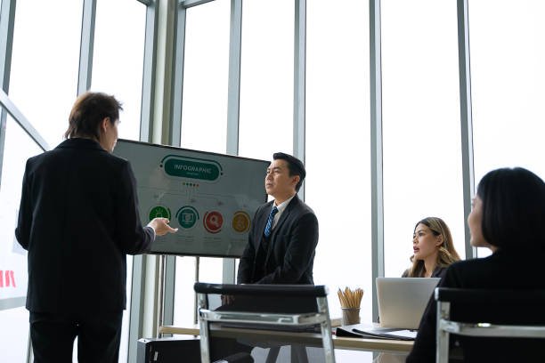 istock White collar workers are meeting at office. 2191057044