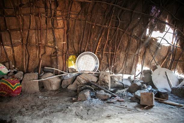 istock Afar nomad hut interior in Ethiopia 2191064717