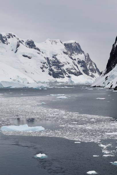 Lemary canal : Polar landscape in Antarctica