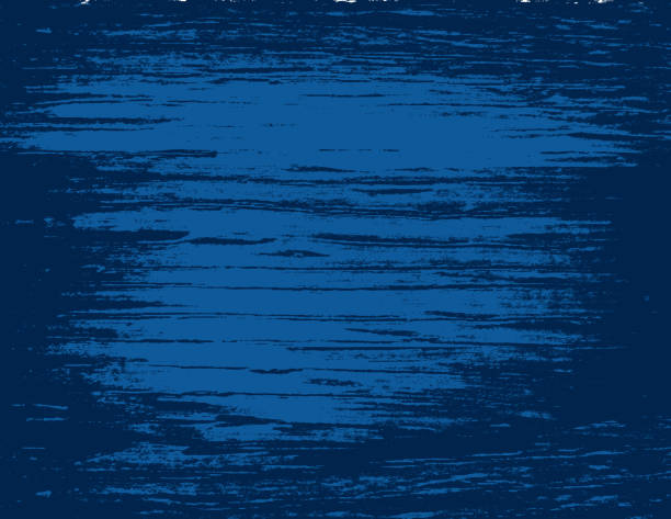 Deep Blue Wood Texture Background Dark blue textured background of old wood. Comes with a high resolution jpeg. dark blue wood texture stock illustrations