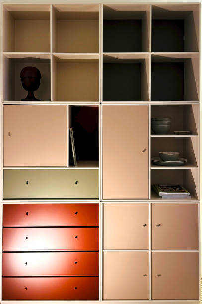 istock Green beige red cabinet 2191072308