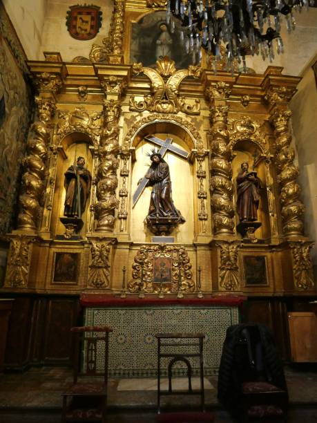 istock Interior of church 2191081138