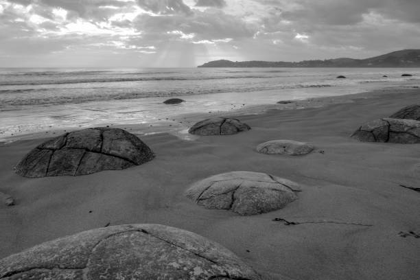 The cobblestone on beach, New Zealand