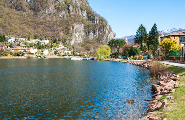 istock Lavena Ponte Tresa and its beautiful lakeside 2191081833
