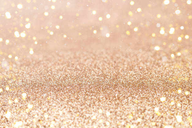 istock Abstract golden shiny blurred festive texture. Greeting card template 2191094673