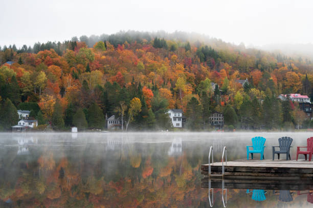 istock Misty morning at Lake Superior in Autumn 2191096123