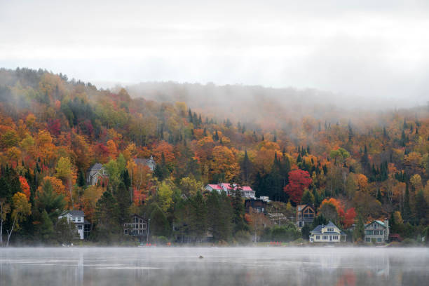 istock Misty morning at Lake Superior in Autumn 2191097183