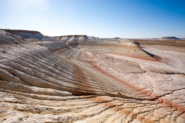 istock Desert landscape with eroded rock formations. 2191097958