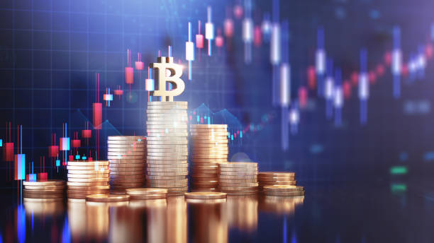 istock Bitcoin Symbol on Metal Coins on Finance Background 2191099368