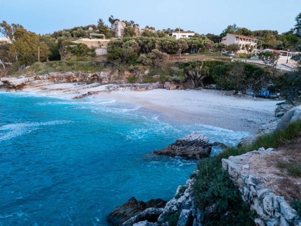 istock Serene coastal landscape with turquoise waters. 2191104243