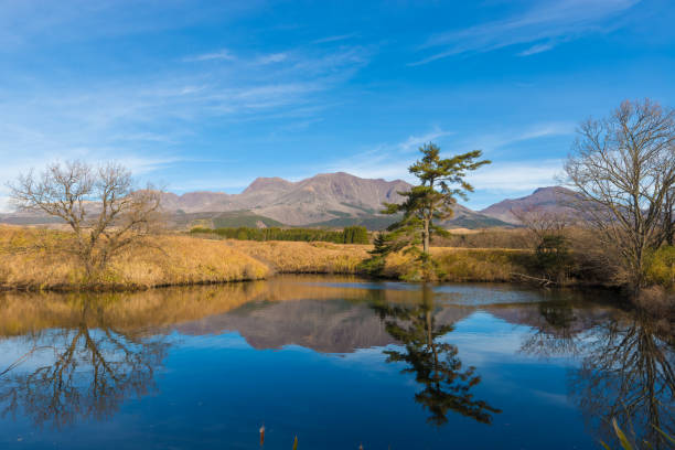 istock Plateau pond and mountain 2191104391