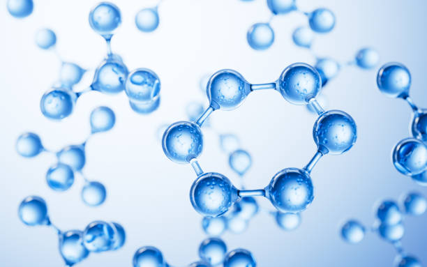istock Molecules with biology and chemical concept, 3d rendering. 2191116512