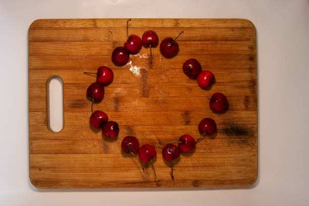 Sweet ripe cherry on white background ys