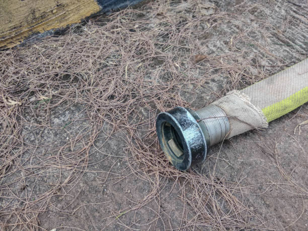 istock close-up view of fire hose connector 2191134268