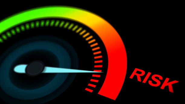 ilustrații de stoc cu indicator de risc - ecartament