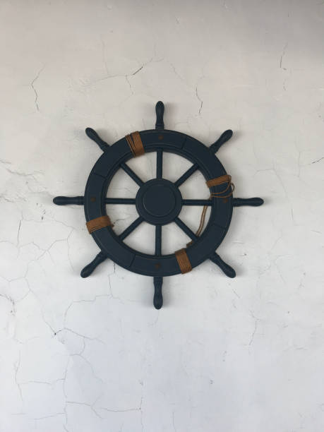 istock Ship’s wheel or Boat’s wheel 2191140931
