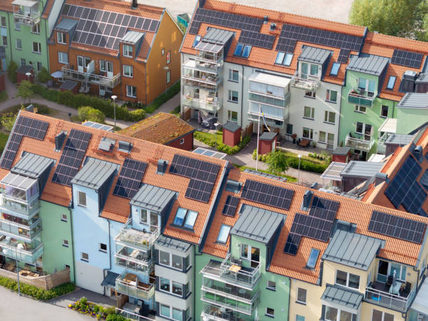 istock New apartment buildings with solar power 2191142997