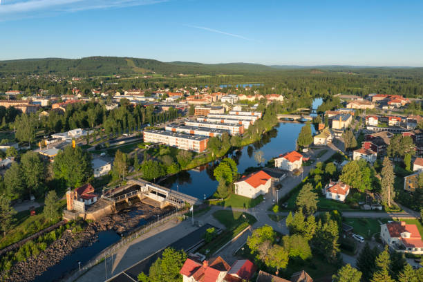 Aerial view of Edsbyn