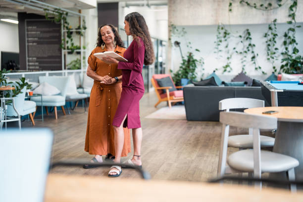 istock Collaborative Aboriginal Businesswomen Engaging and Reading Notes 2191144911