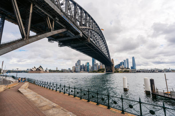 istock Underneath The Sydney Harbor Bridge In Sidney In Australia 2191149442