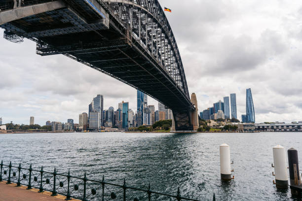 istock Underneath The Sydney Harbor Bridge In Sidney In Australia 2191149448
