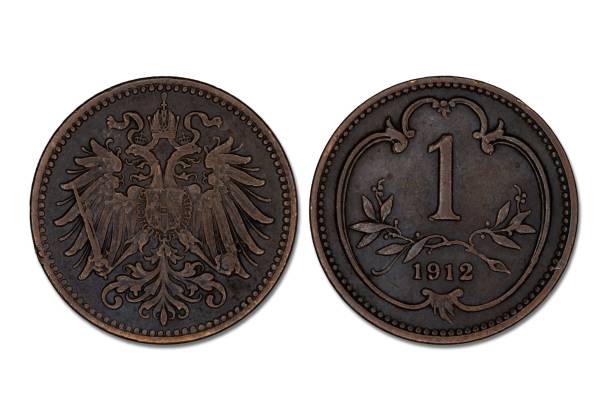 istock Vintage 1912 Coin with Intricate Designs 2191151580
