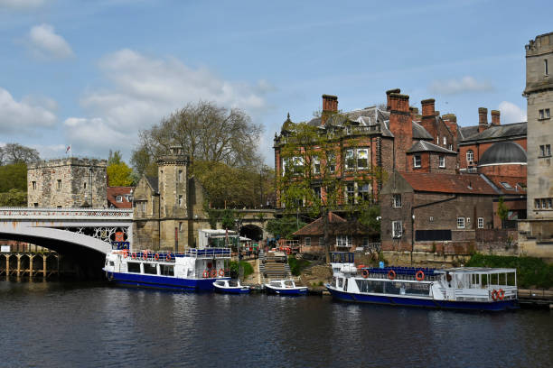 istock River Ouse Cruise Ship in York England 2191152001