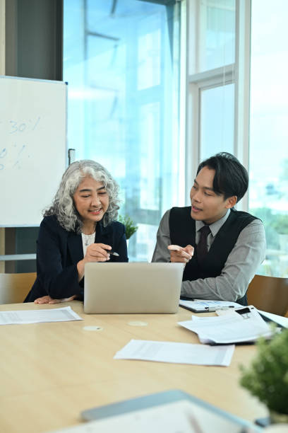 istock Professional businesspeople brainstorming ideas during a work session in a modern office 2191152461