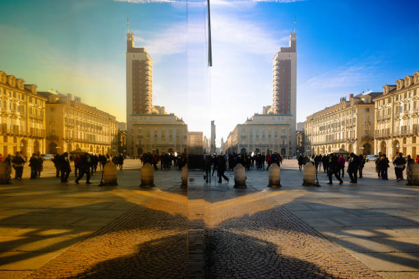 Location: Piazza Castello in Turin (Italy)