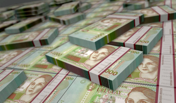 istock Uruguay Peso money banknotes pack 3d illustration 2191164483