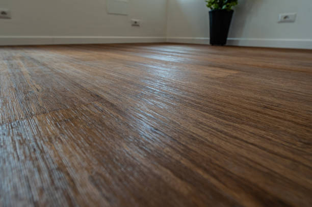 istock Wooden floors for new building construction 2191169063