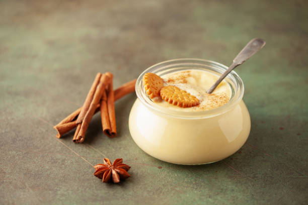 istock Natilla, Classic Spanish or Latin Custard Dessert. It is made with eggs, milk, sugar, cinnamon, and vanilla. 2191170241