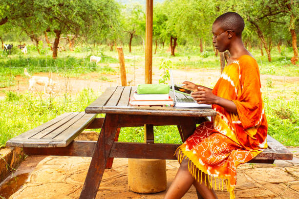 istock A young African woman working remotely online at home 2191171357